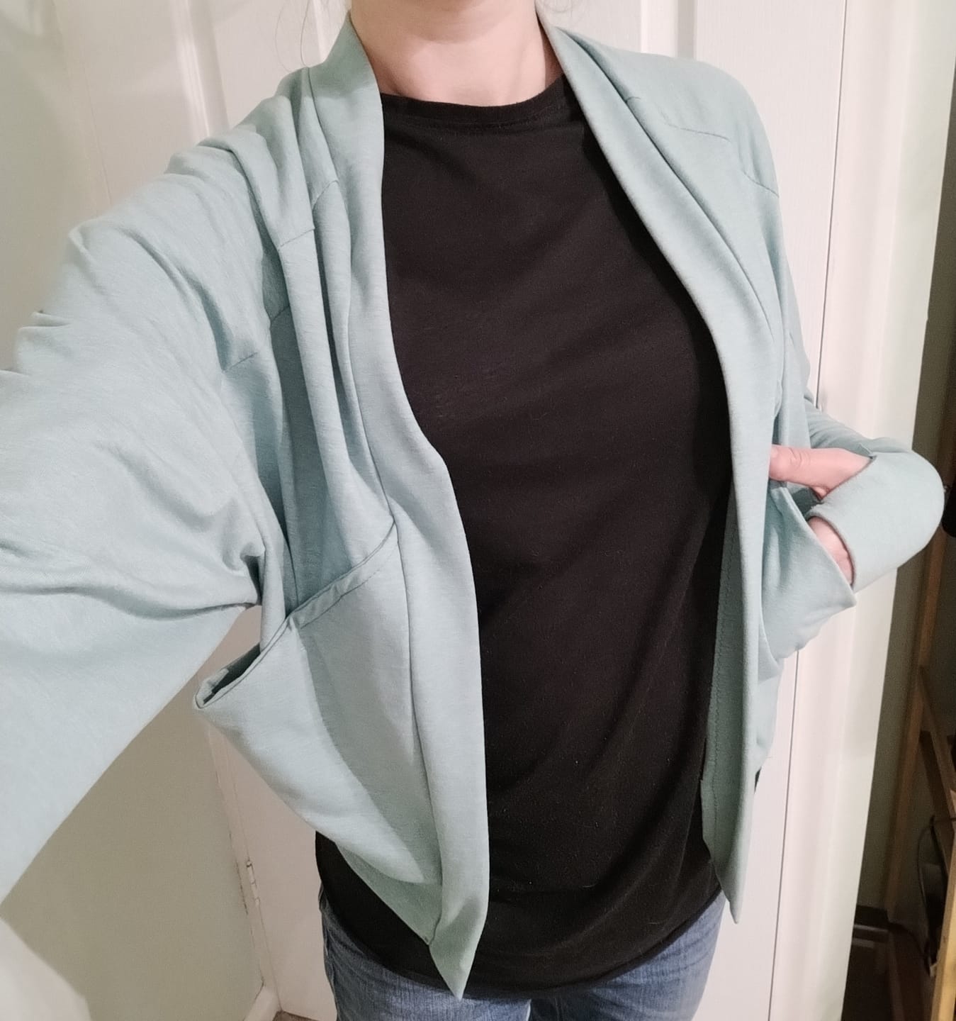 Customer photo review of Melange Cotton Jersey Fabric
