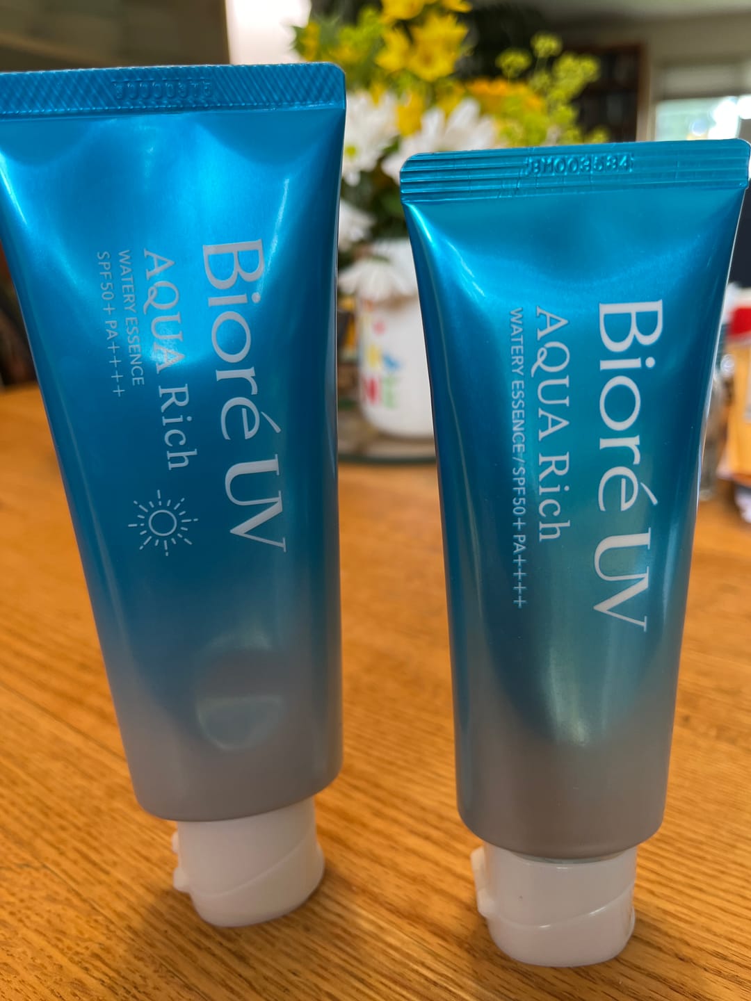 Customer photo review of Biore UV Aqua Rich Watery Essence SPF 50+ PA++++ 70g/100g