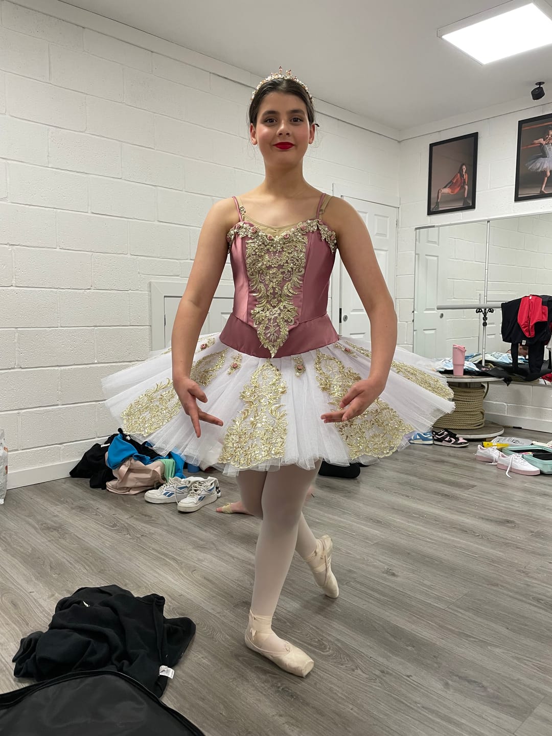 Customer photo review of Plain Duchess Satin Fabric