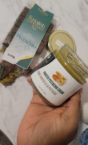 Customer photo review of Knafeh Pistachio Spread