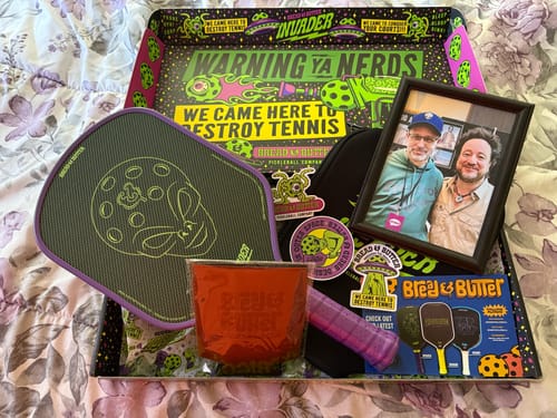 Customer photo review of The Invader 16mm Pickleball Paddle