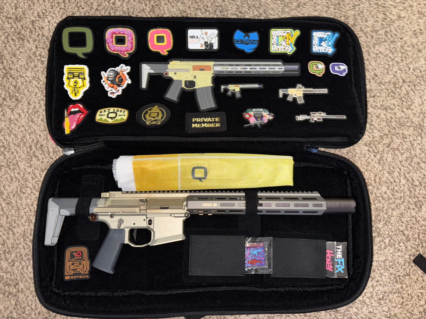 Customer photo review of Q Honey Badger Morale Patch *LIMITED*