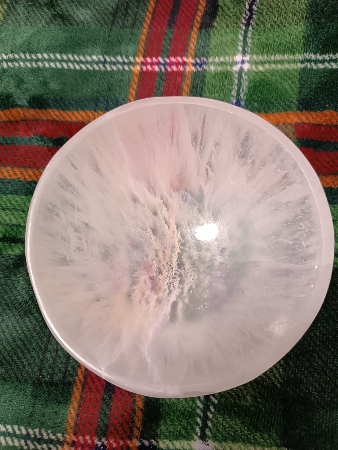 Customer photo review of Bol de Selenita Redondo | Bienestar - Tranquilidad