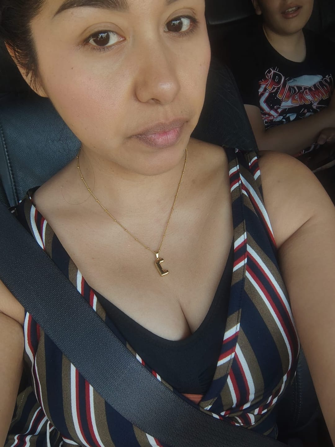 Customer photo review of Alphabet Necklace