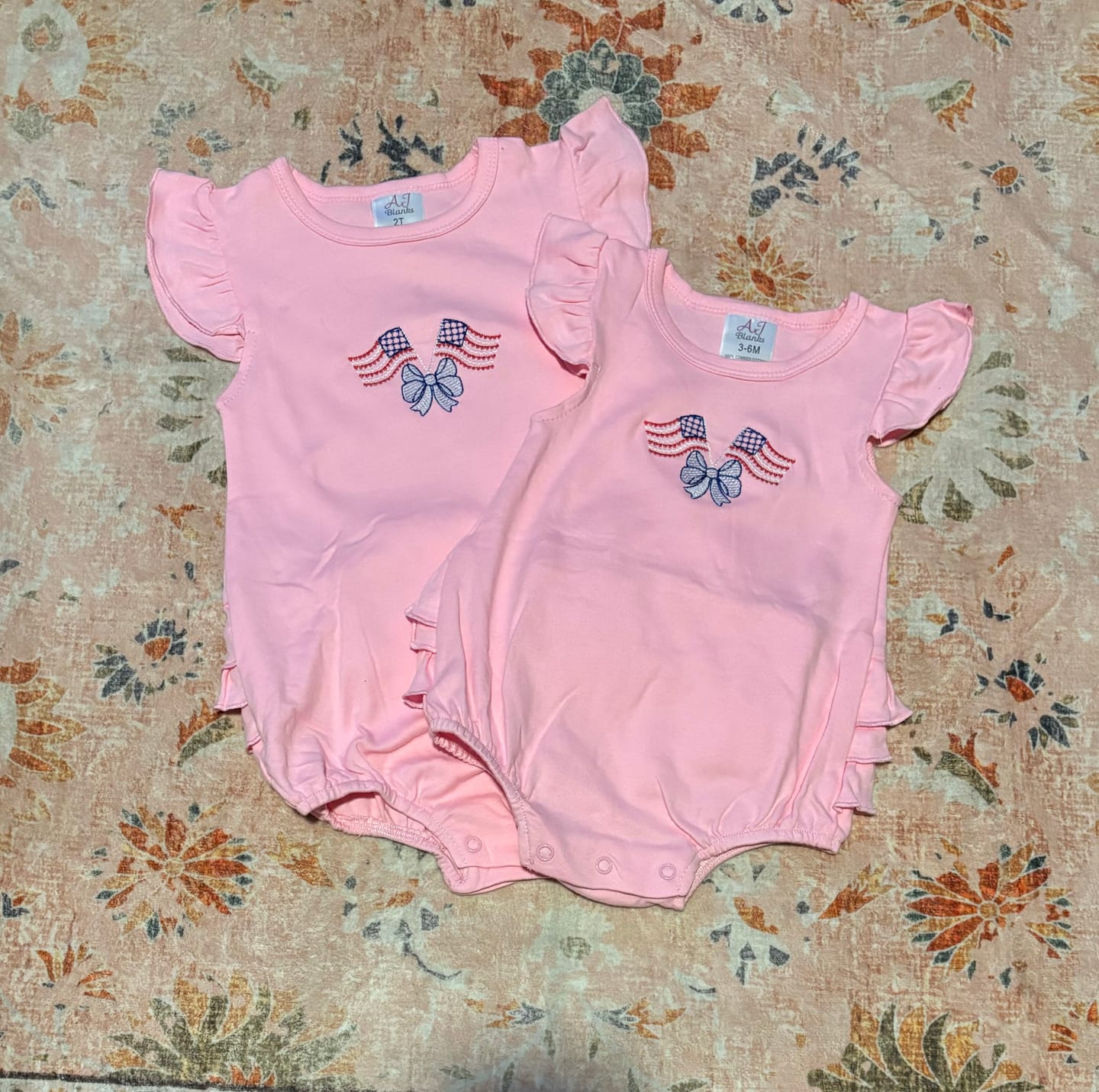 Customer photo review of Girls Ruffle Bum Bubbles