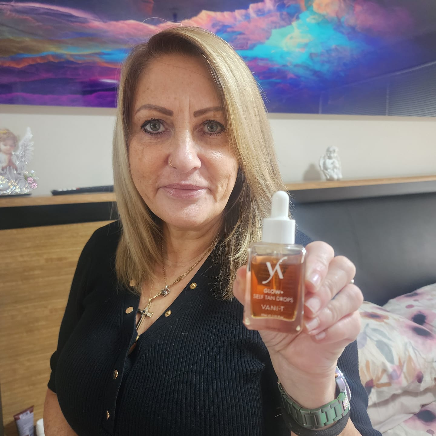 Customer photo review of Glow+ Self Tan Drops