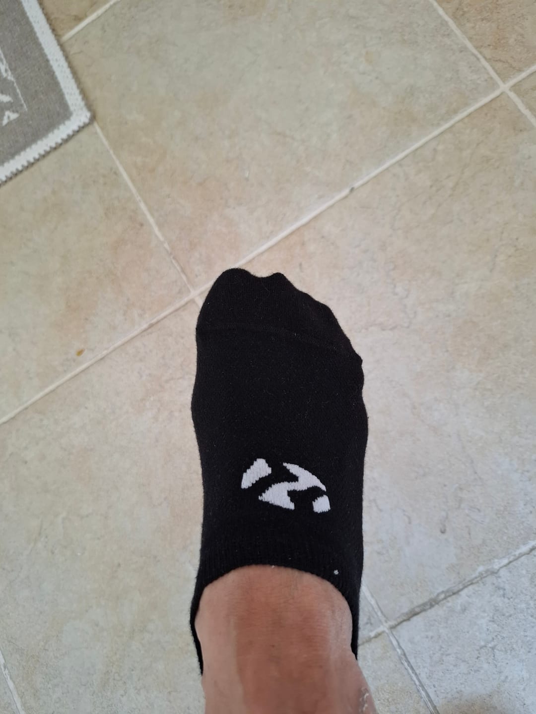 Customer photo review of 8-PACK NO SHOW SOCKS