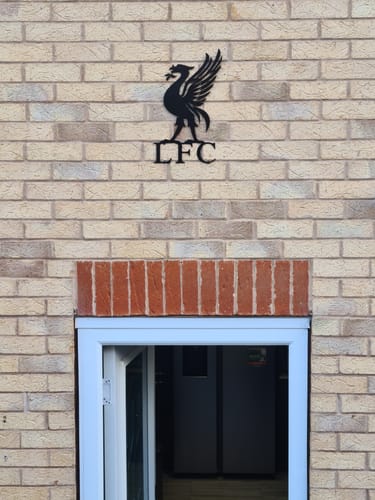 Customer photo review of Liverpool F.C. Emblem Wall Art