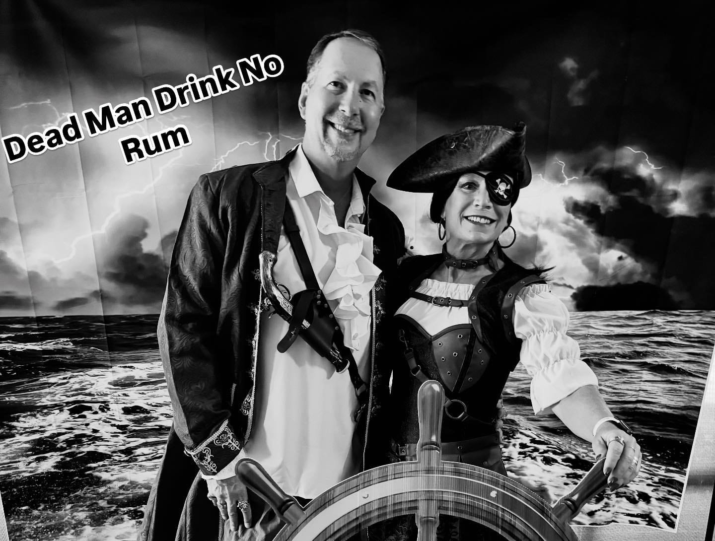 Customer photo review of Pirate Murder Mystery Host Your Own Game Kit