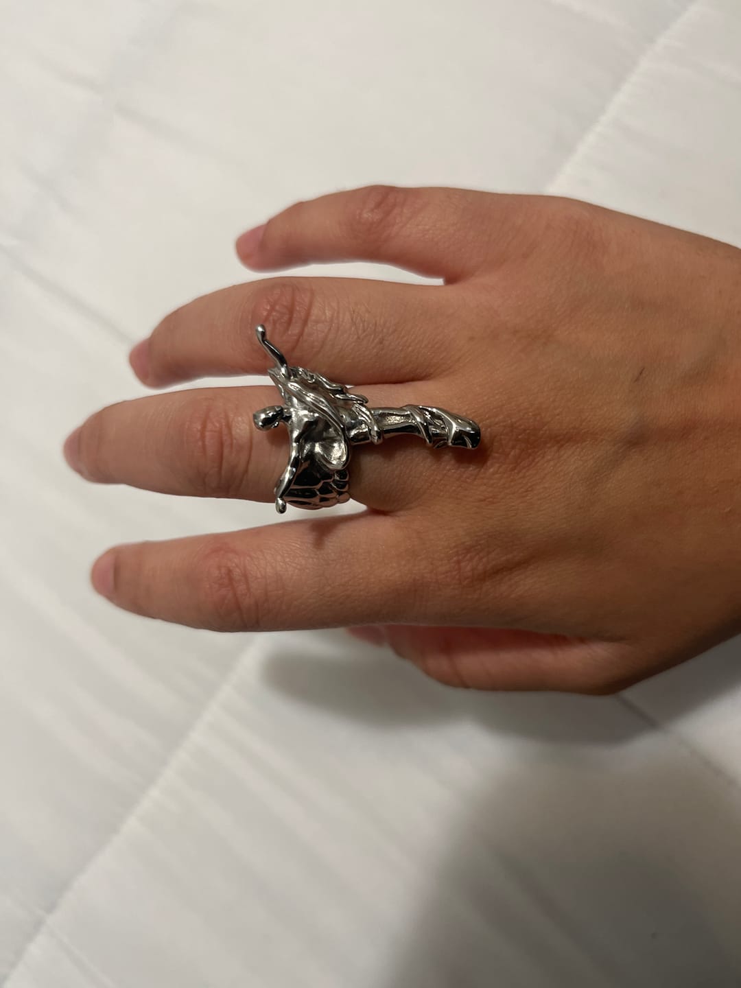 Customer photo review of FALLEN ANGEL RING