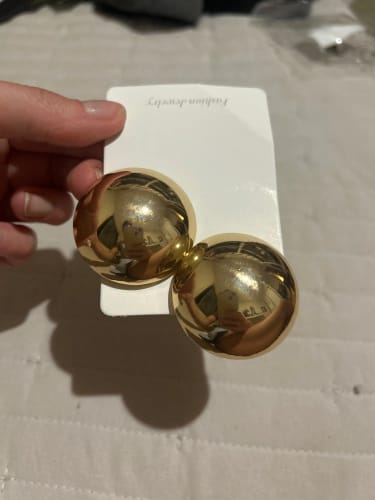Customer photo review of Kaia Earrings