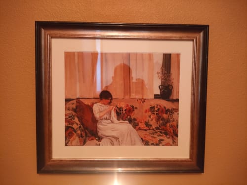 Customer photo review of The Chintz Sofa by Helen Galloway McNicoll,16x12(A3) Poster