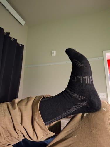 Customer photo review of Men's Alpaca Socks