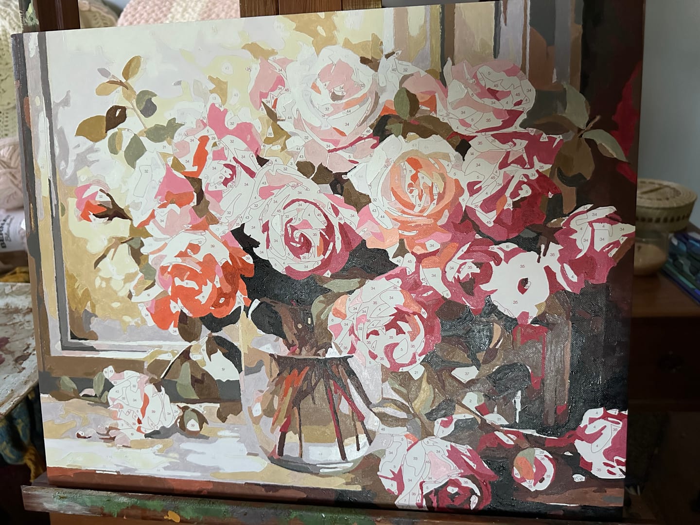 Customer photo review of Numbered Roses