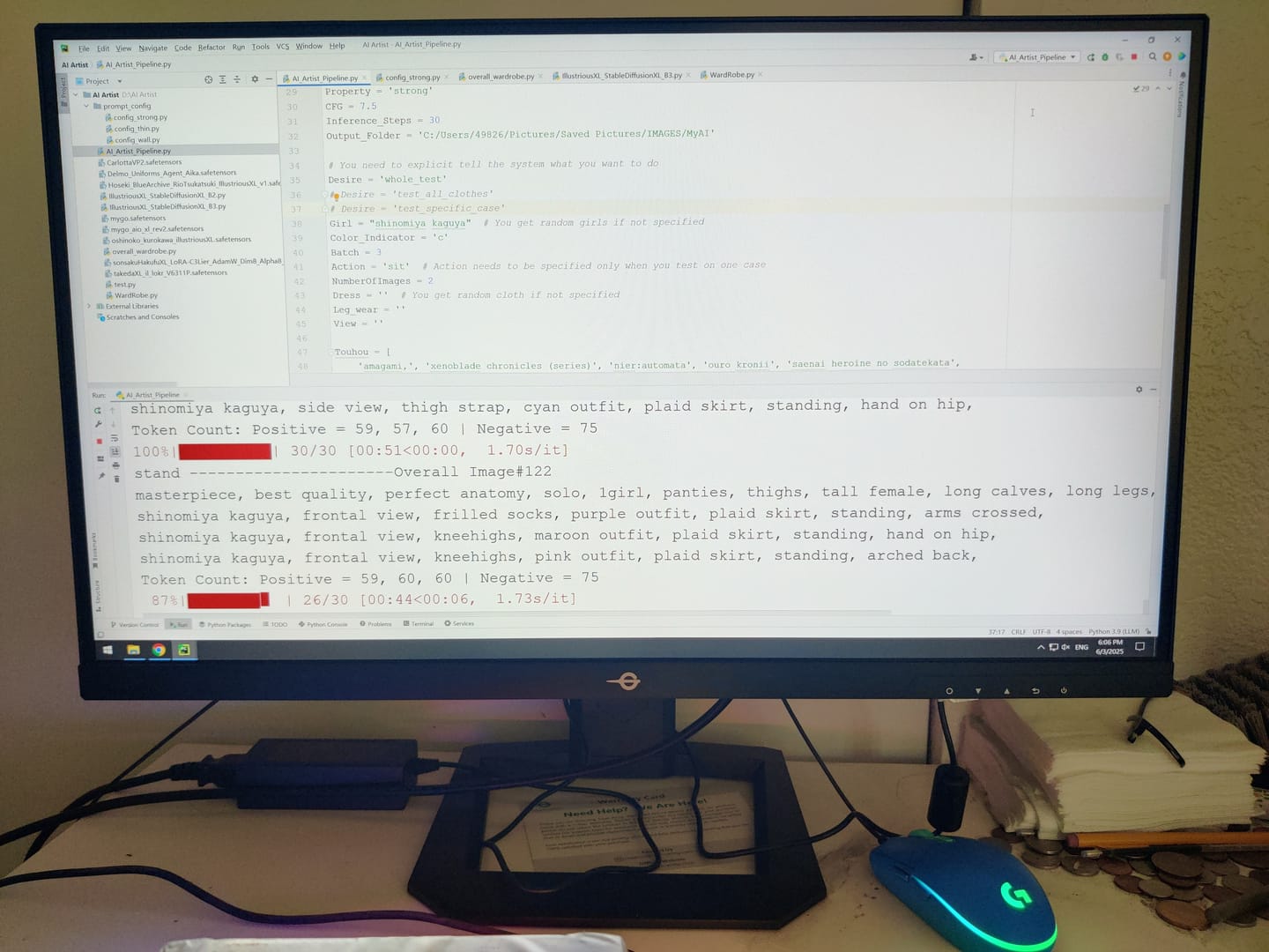Customer photo review of TITAN ARMY P2710S Gaming Monitor