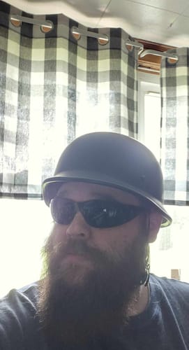Customer photo review of Mayan DOT Germanator Beanie Black