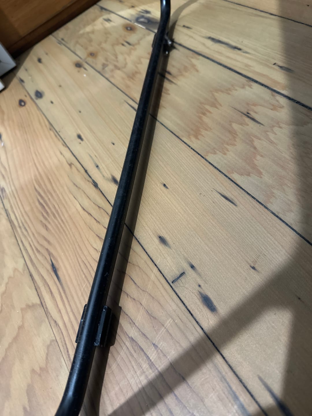Customer photo review of Black Clip-on Felt Sled Chair Glide - 10-13mm | Floor Protection