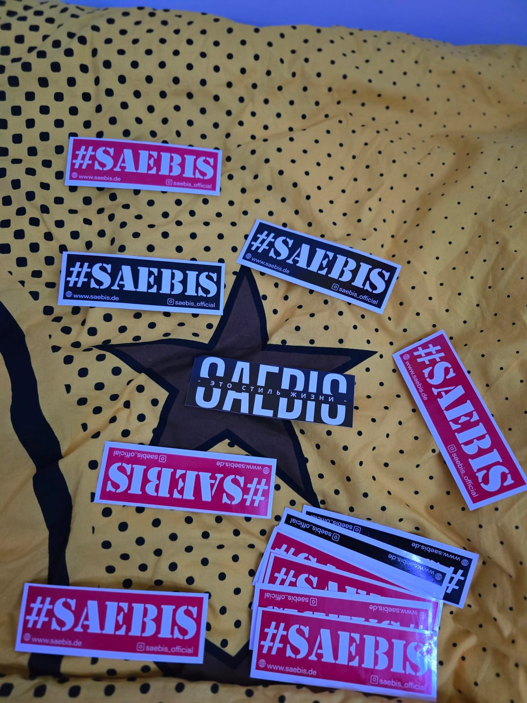 Customer photo review of SAEBIS® Sticker rot 50x148mm 10er Set