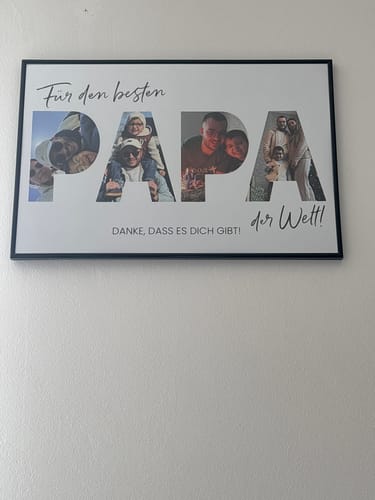 Maria Z. review of Personalisiertes Poster - Für den besten Papa der Welt image 1 out of 1