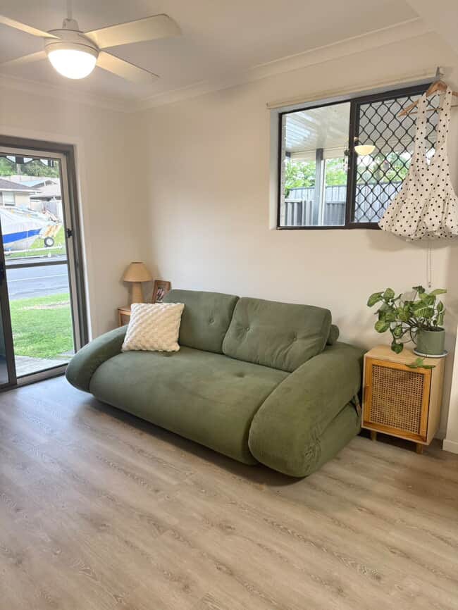 Customer photo review of Flippo Sofa Bed-Forest Green