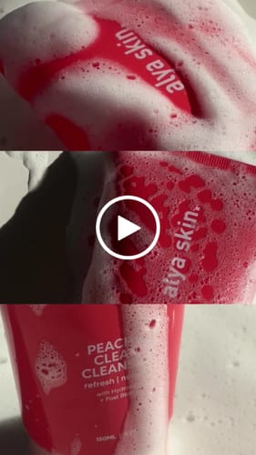 Customer video review of Peachy Clean Cleanser