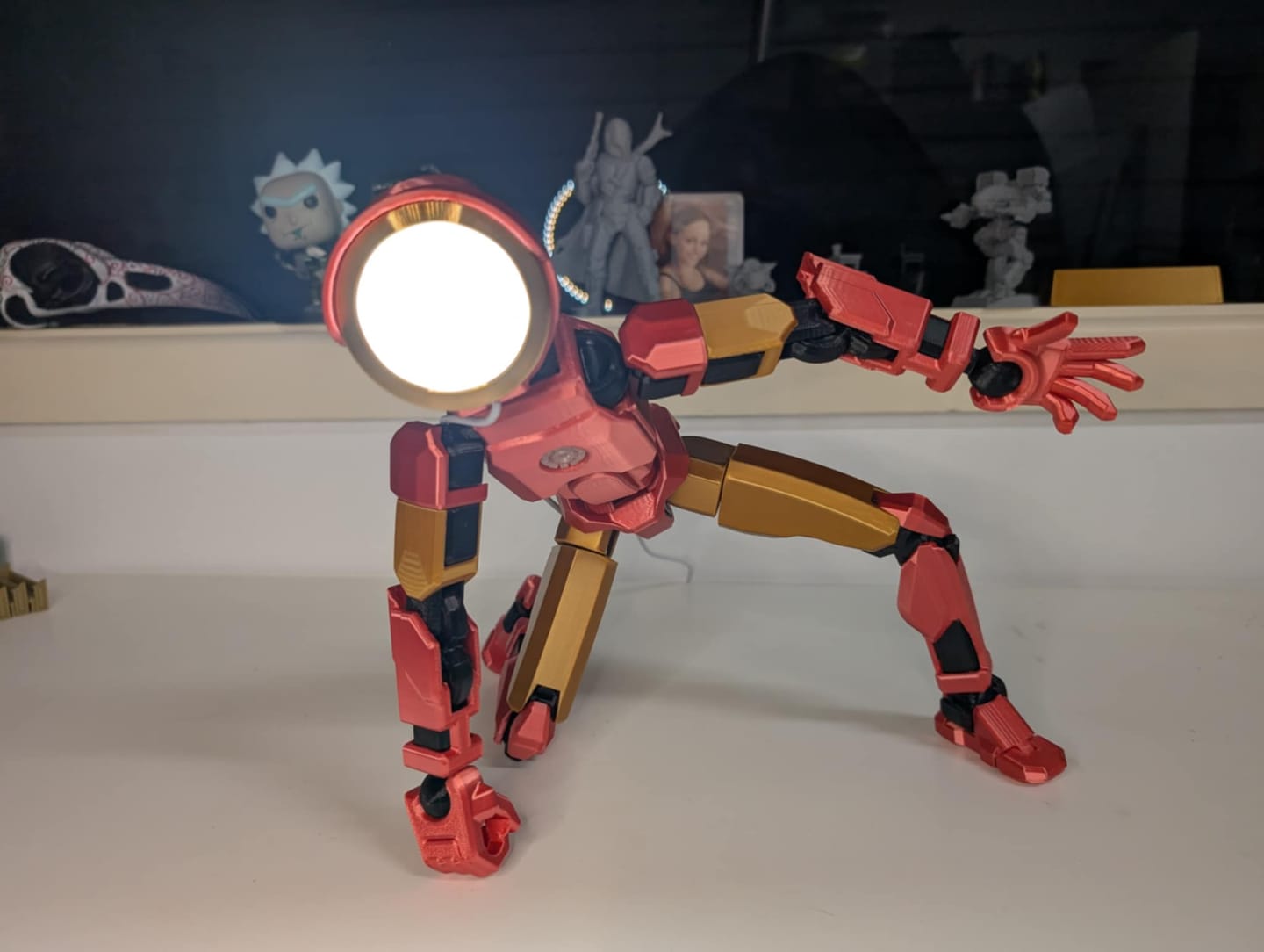 Customer photo review of PLA Silk Red