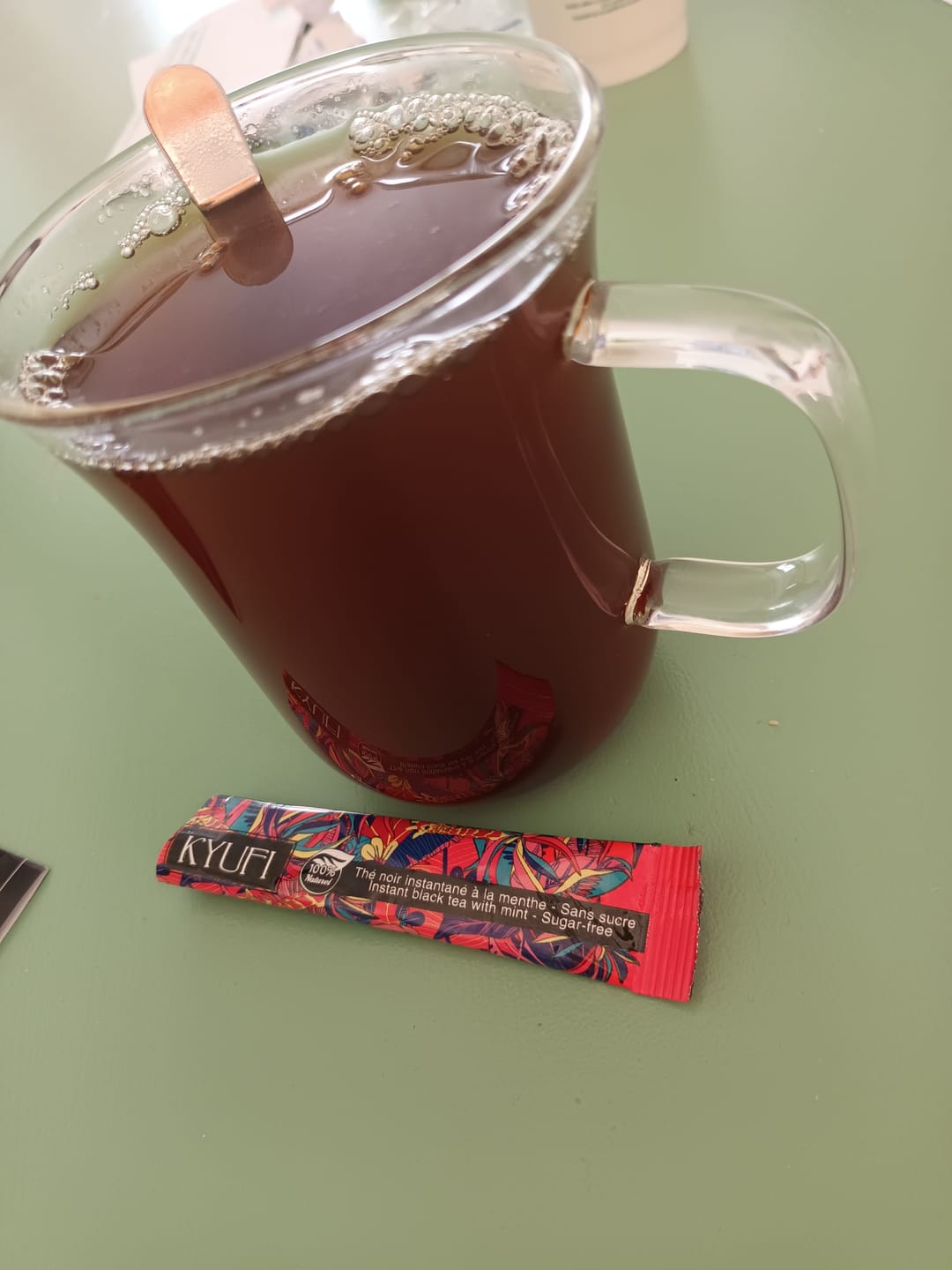 Customer photo review of Thé Noir Instantané À La Menthe - Recette Authentique
