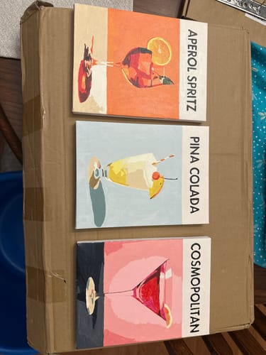 Customer photo review of Surprise Painting | Paint by Numbers