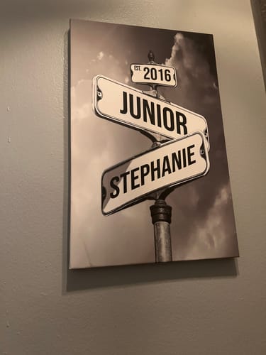 Customer photo review of COUPLES DATE OF LOVE by Cstm Canvas