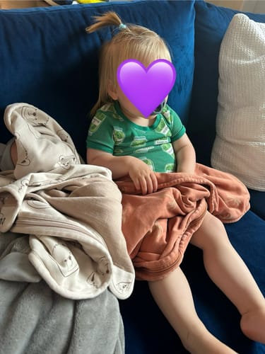 Customer photo review of 4 Season® Ultimate Baby Sleep Bag, Merino Wool & Organic Cotton, Teddy Bear