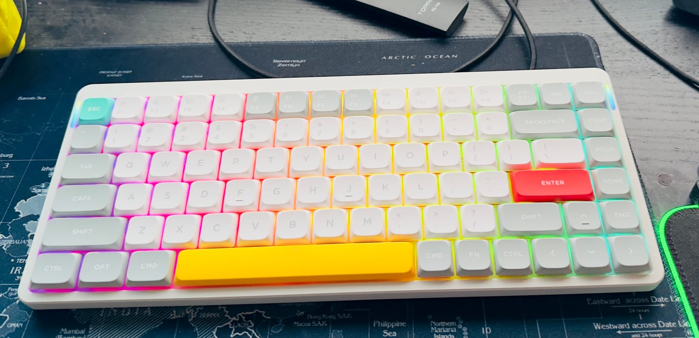Customer photo review of NuPhy Air75 V2 Low-Profile Wireless Mechanical Keyboard
