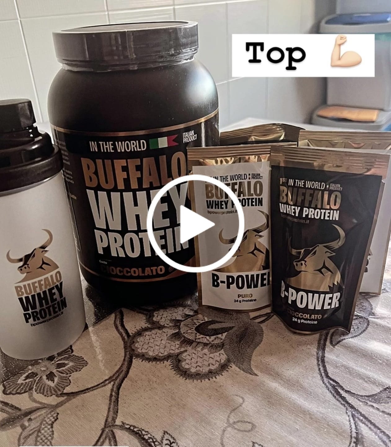 Customer video review of Buffalo Whey Gusto Cioccolato - Proteine in Polvere