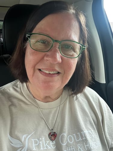 Customer photo review of Custom Name and 2 Photos  Memorial Dogtag Necklace Gift