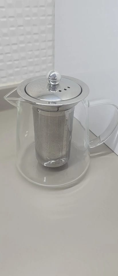 Customer photo review of Heat Resistant Glass Teapot