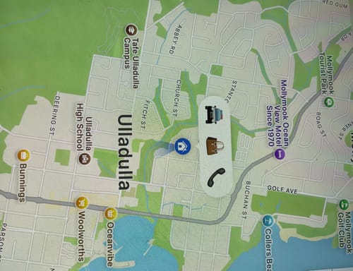 Customer photo review of SPOTMINDERS. Tracking card