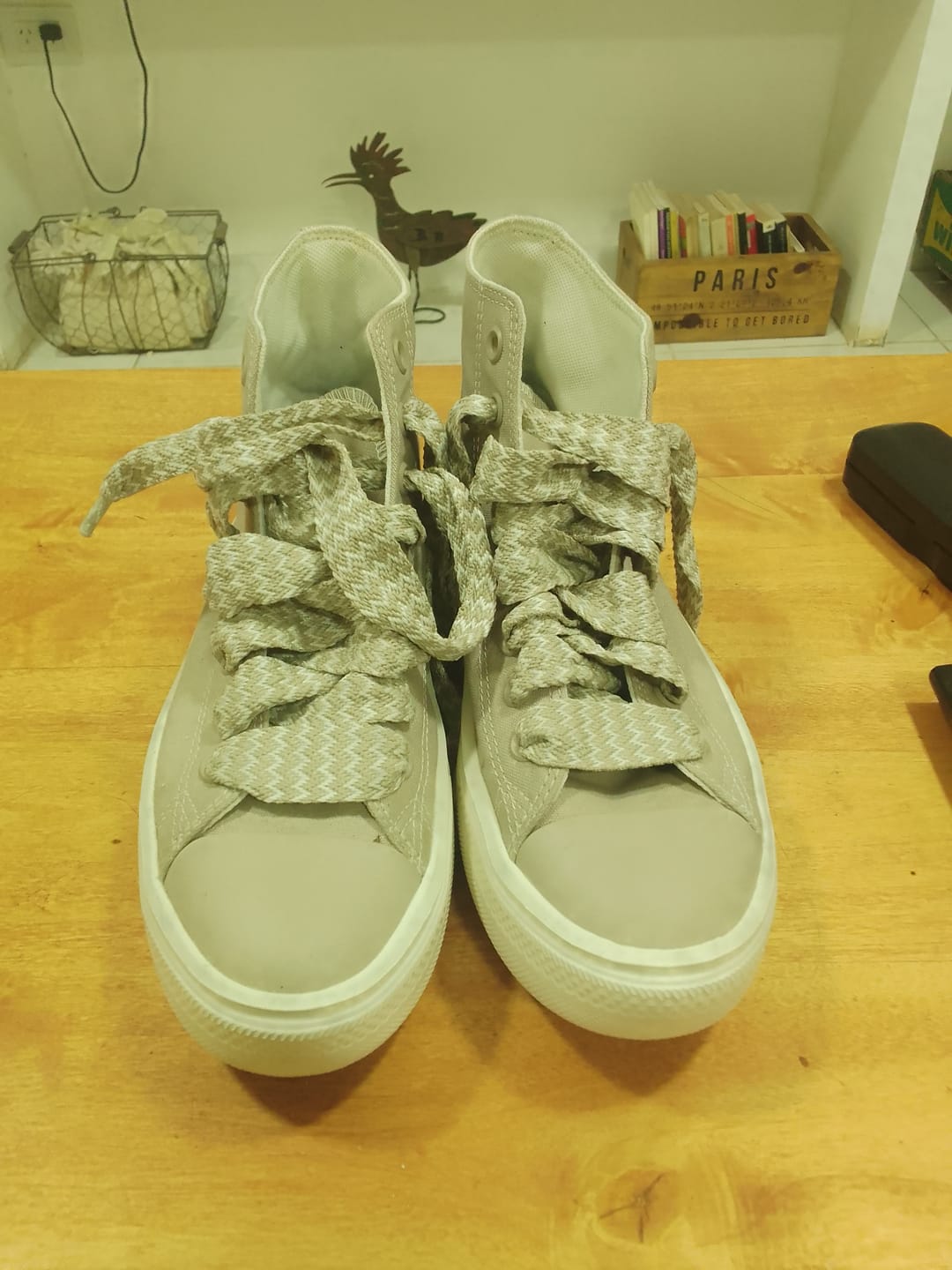 Customer photo review of Zapatillas Converse Chuck Taylor Move Hi Platform Beige