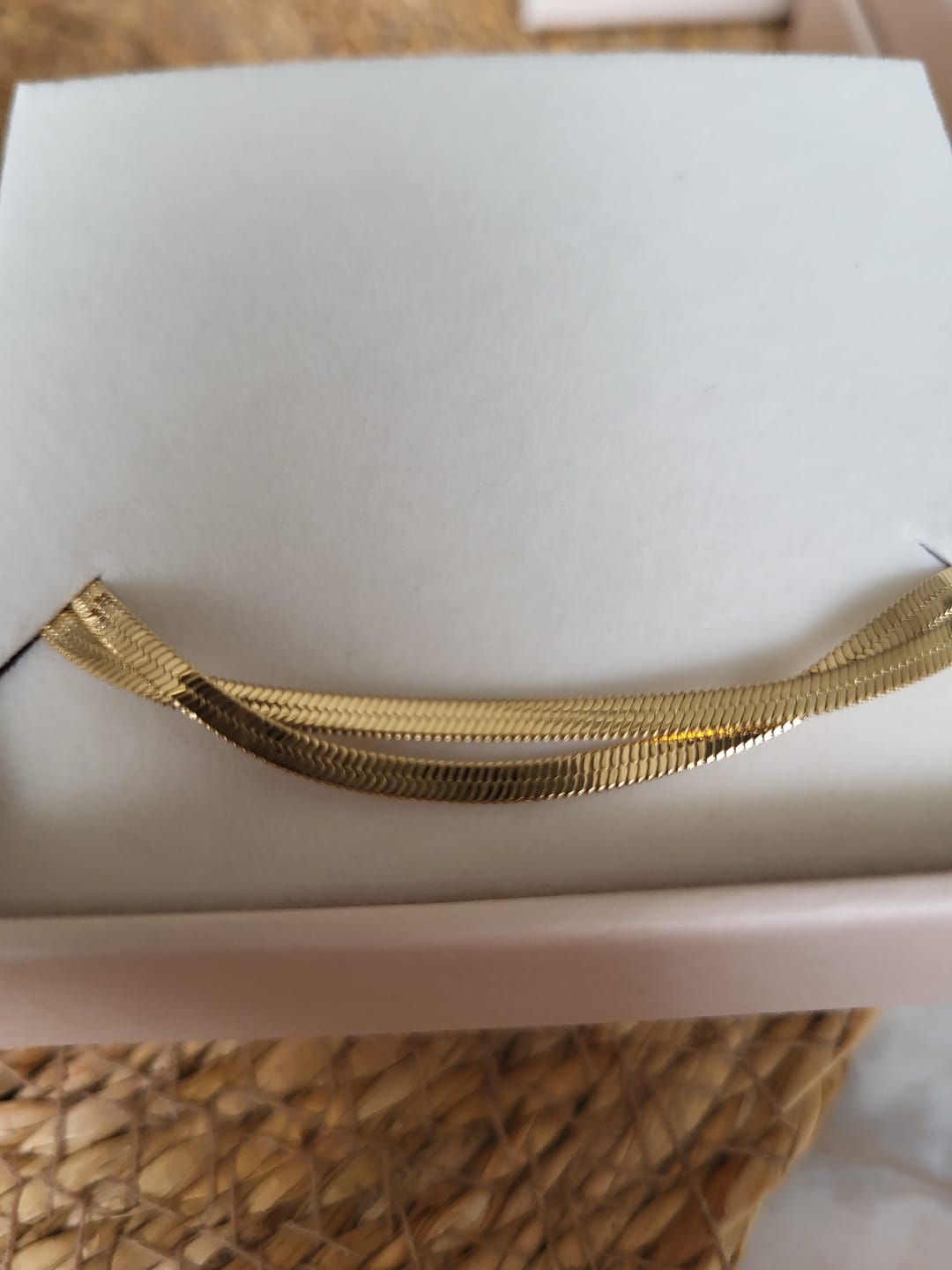 Customer photo review of Lily Double Bracelet