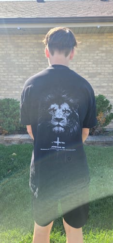 Customer photo review of Philippians 4:13 Warrior Performance Shorts