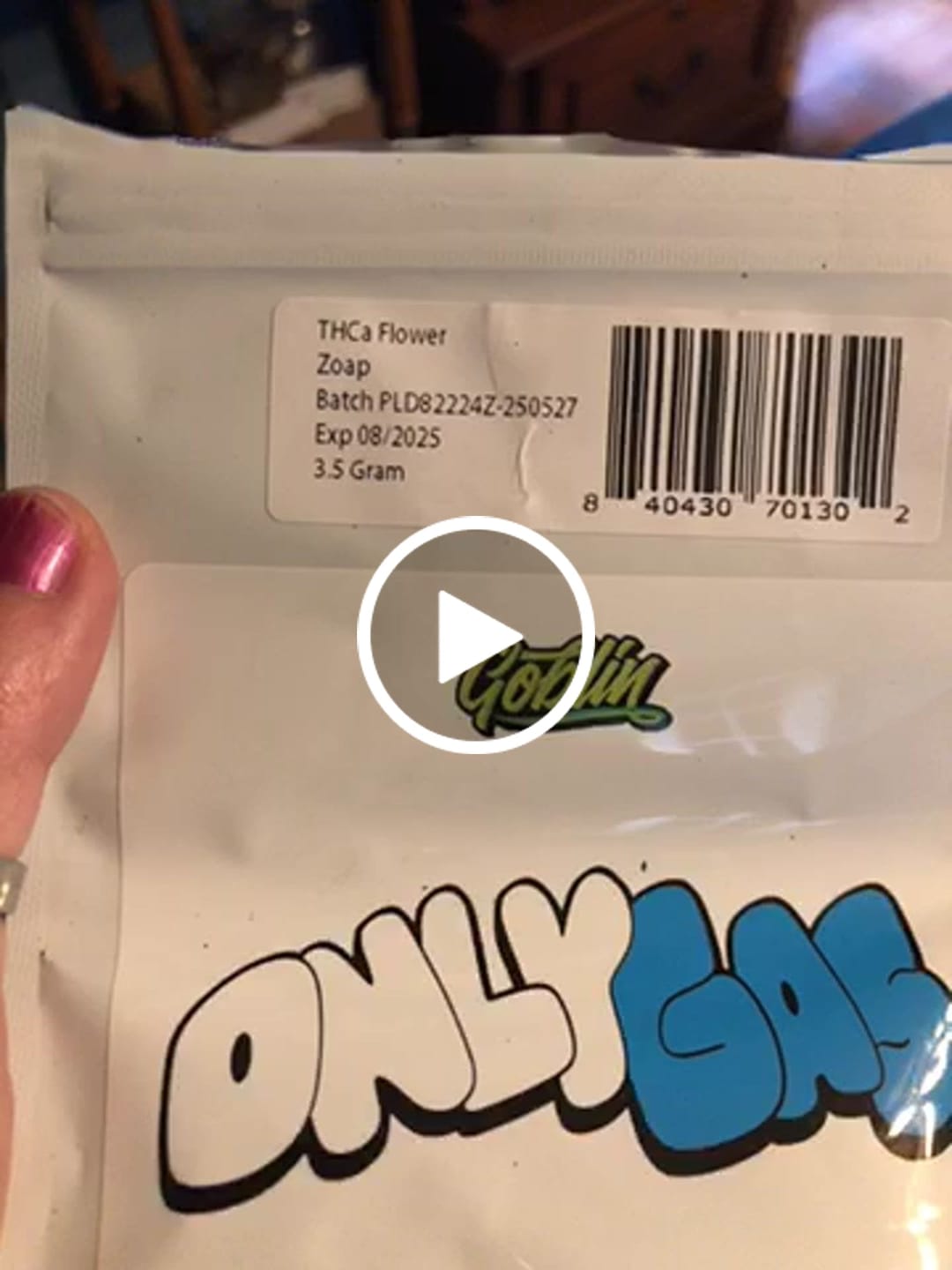 Customer video review of Zoap - THCa Flower