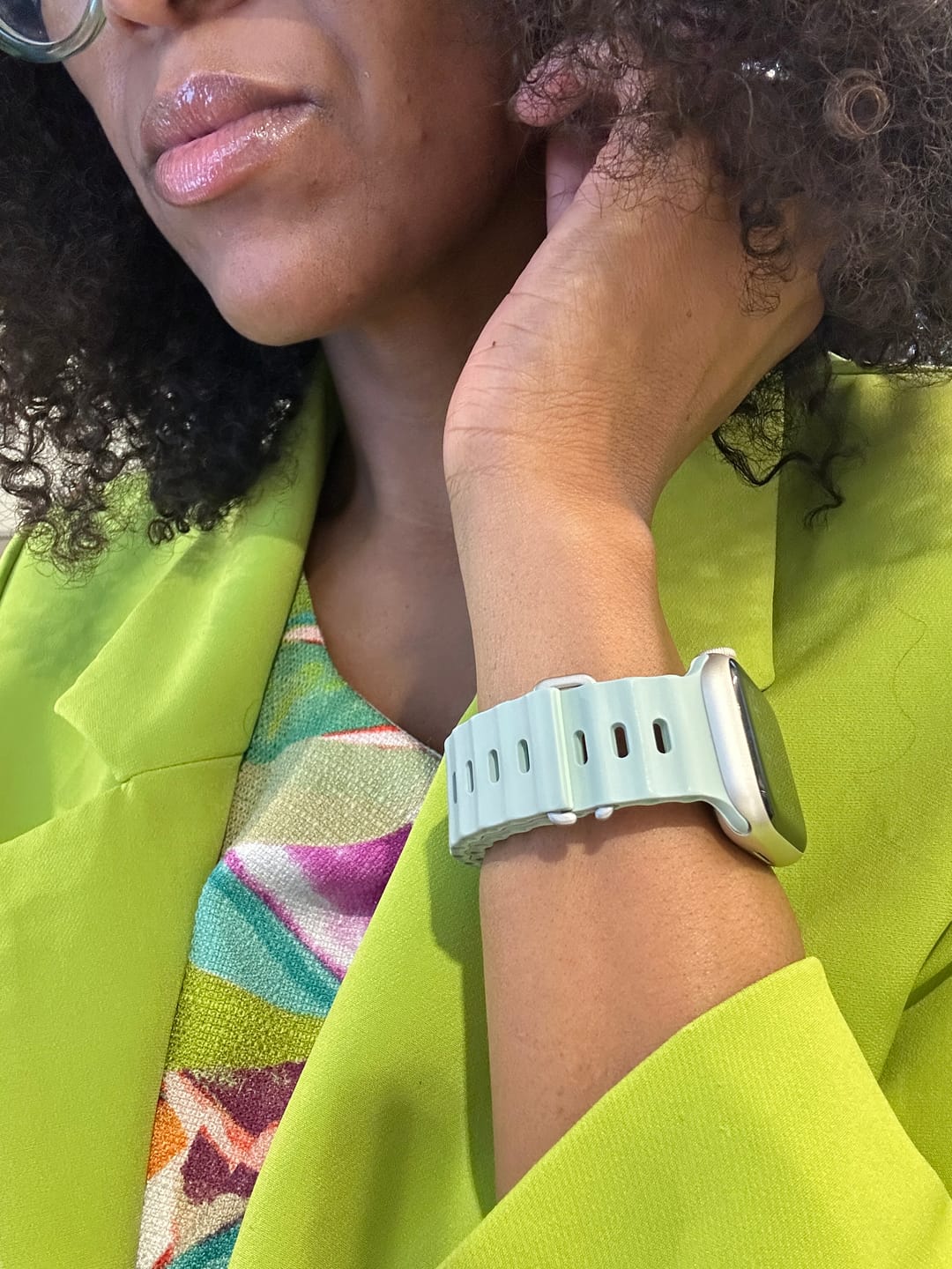 BluShark Apple Band Silicone Oceanica Seafoam