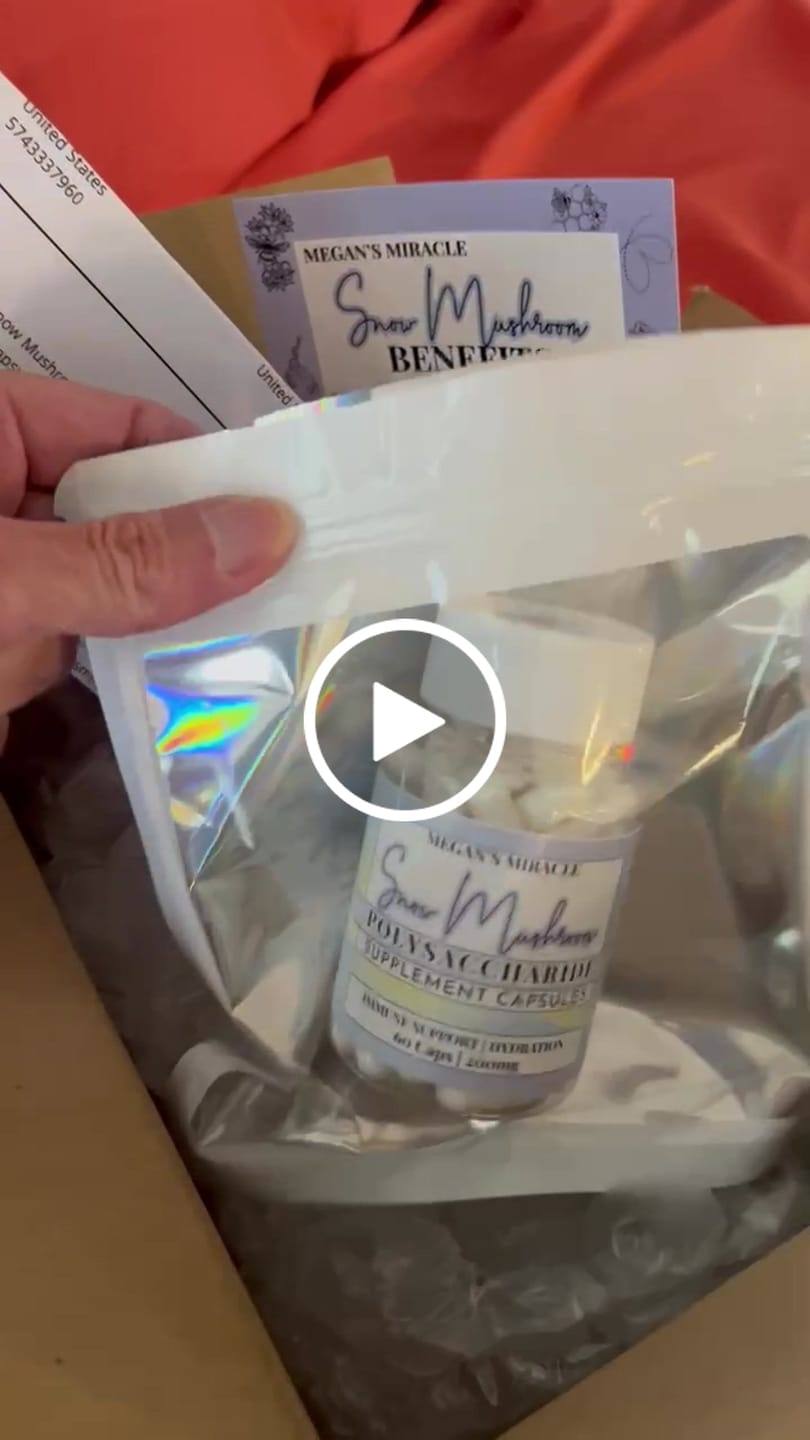 Customer video review of Snow Mushroom Polysaccharide Capsules