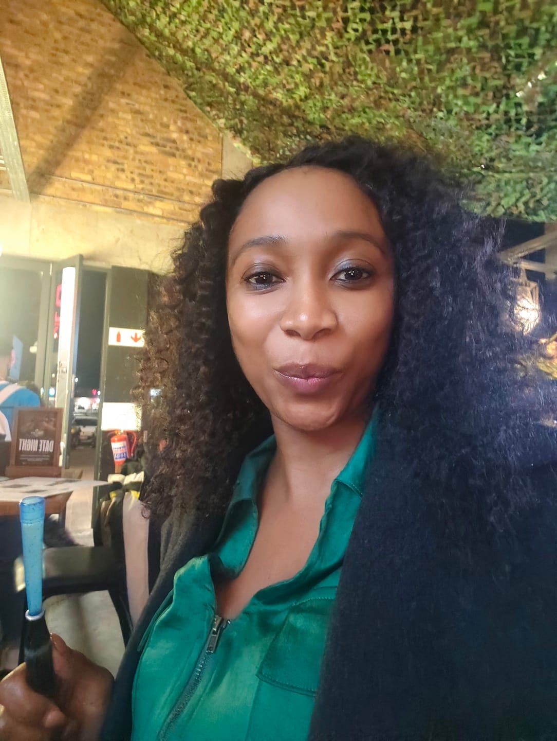Customer photo review of Jerry Curly 4 X 4 Closure Wig