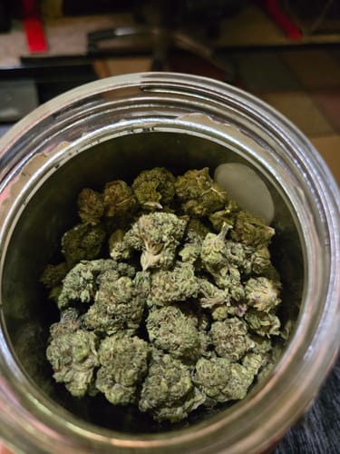 Customer photo review of London Pound Cake THCA Flower