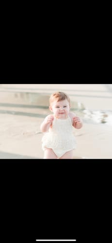 Customer photo review of Crochet Boho Romper