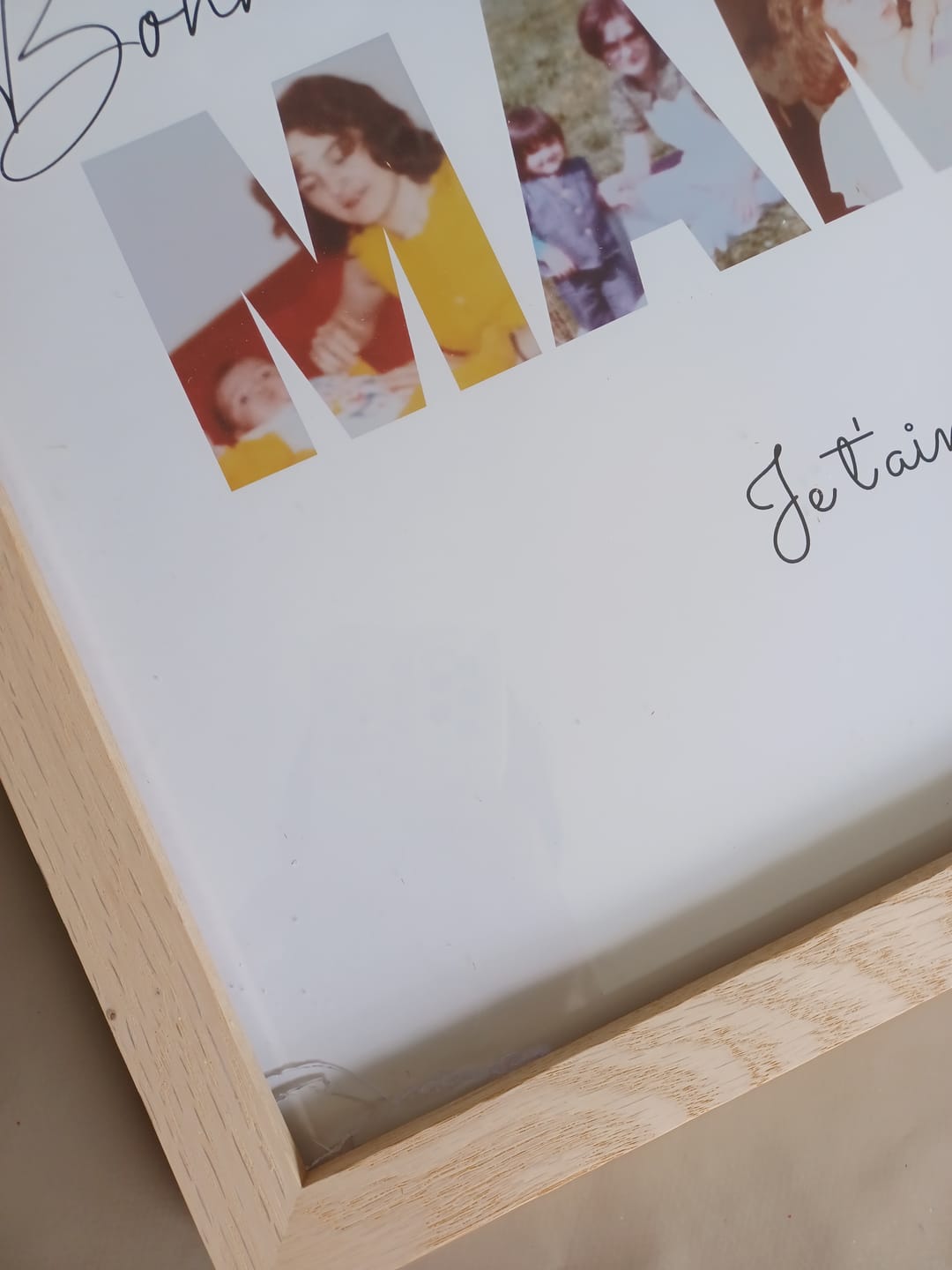 Customer photo review of Bonne fête Maman - Affiche Personnalisée