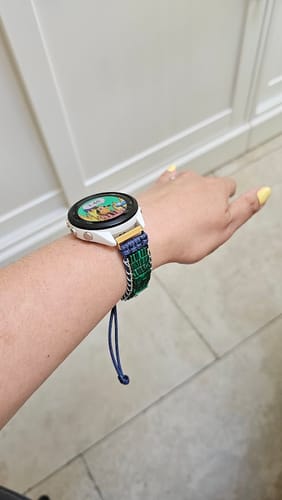 Customer photo review of Pink Lemonade Apple Watch Strap