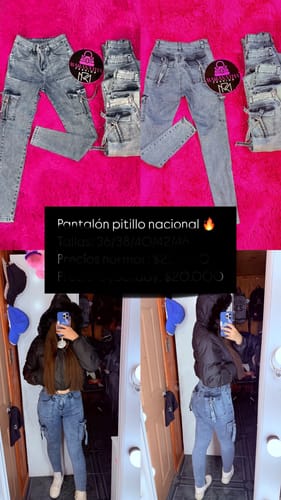 Customer photo review of Jeans Skinny Cargo Azul Claro Nacional | Modelo EZ2508 | Moda Estroz | Venta Por Mayor (Copia)