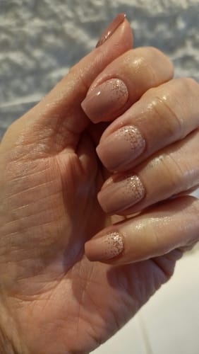Kundenbewertung mit Foto zu UV Gel: Cupcake Sprinkles