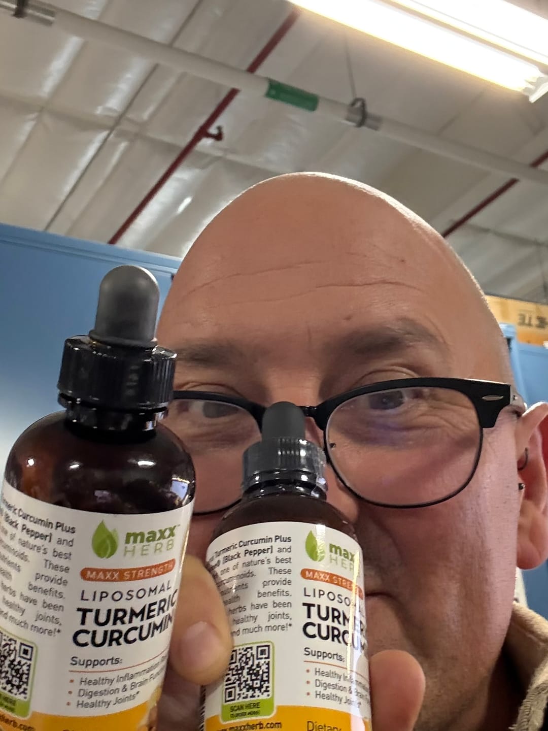 Customer photo review of Turmeric Curcumin Extract - Liposomal, Black Pepper & Ginger