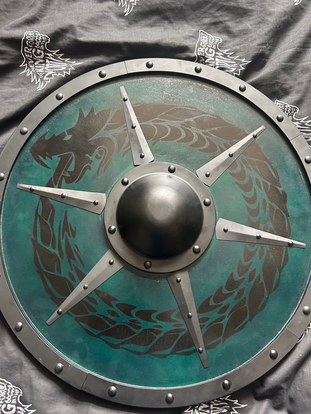 Customer photo review of Jörmungandr Shield - Trollkors